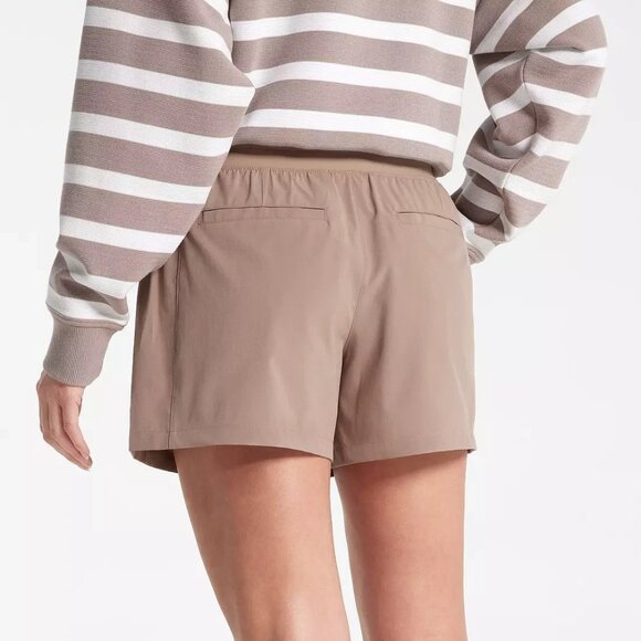 CALIA Women's Effortless TrueLight 4" Short Sueded Brown Size XS - Picture 3 of 6